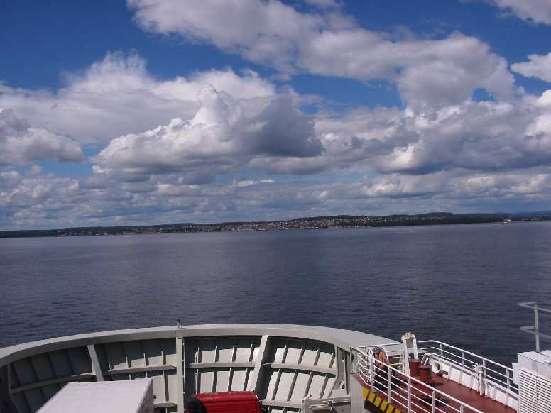Auf der Fähre von Moss nach Horten