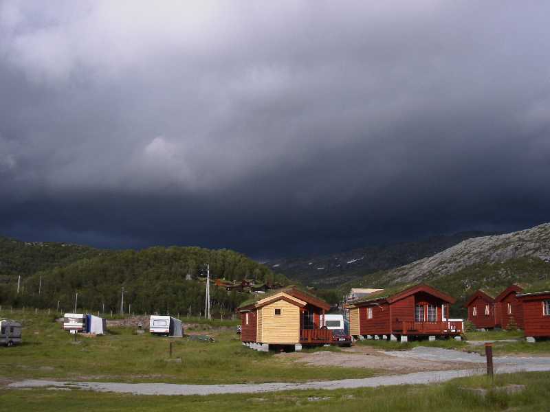 Unwetter in den Bergen 